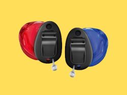 Digital hearing aid close-up